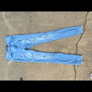 Hollister Super Skinny Ripped Jeans
